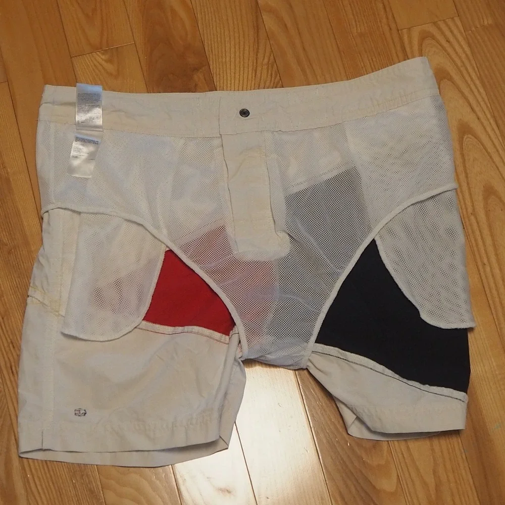 Tommy Hilfiger Mens Swim Trunks Sz XL Retro Nautica Flag Shorts